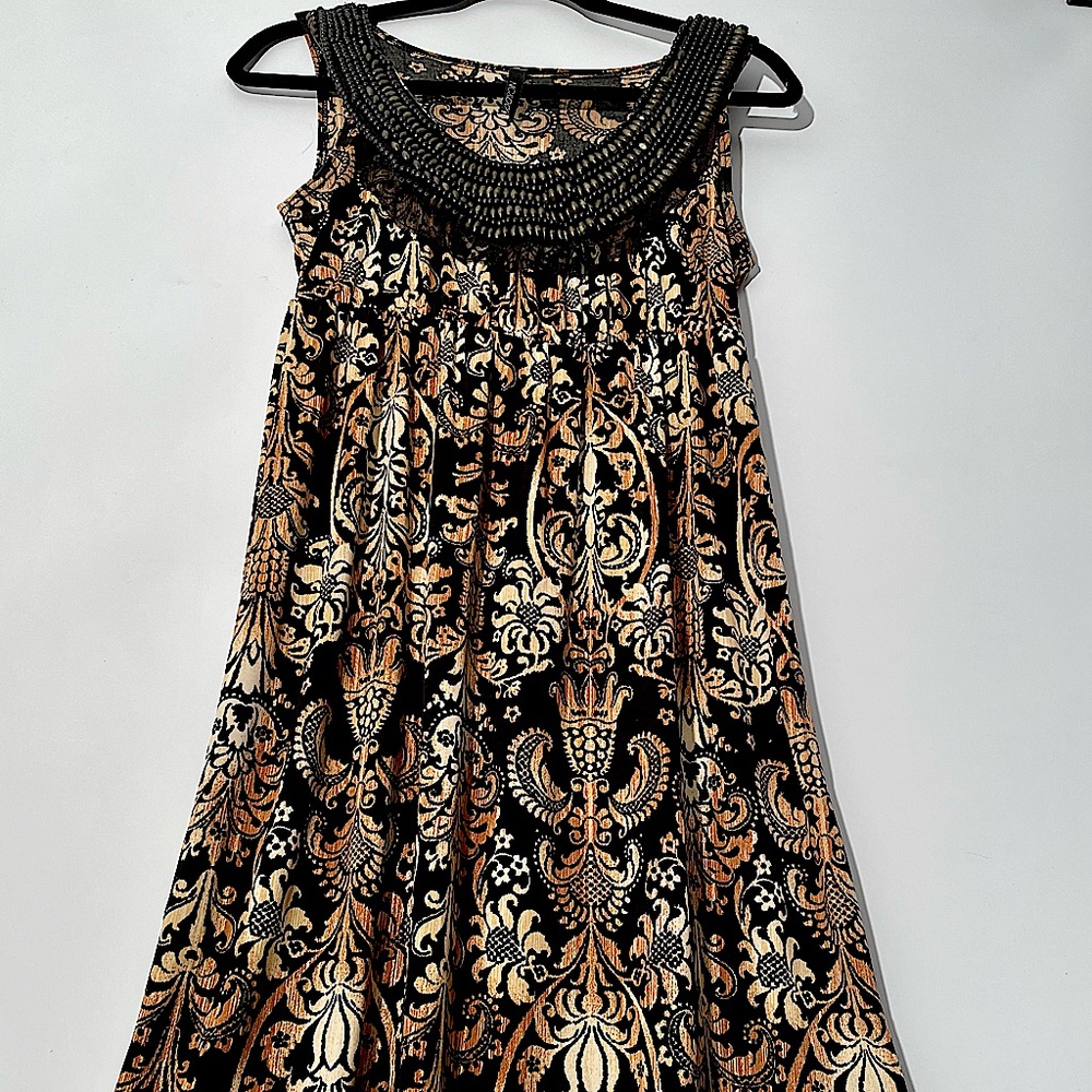 Dress by NIC&DOM size M, black/brown/beige pattern